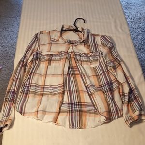 Multi colored button up